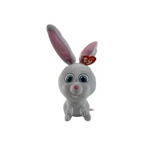 Ty Beanie Babies Pets Snowball Bunny Plush 6" Stuffed Toy Lovey